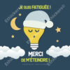 Sticker de l'écogeste "éteindre la lumière"