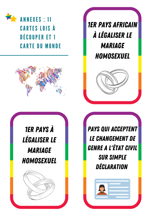 Cartes droits LBGT