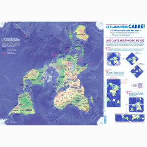 mini planisphère carré A3